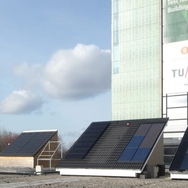 Overview PV(T) panels on roof Vertigo Building Campus TU Eindhoven - © www.tue.nl