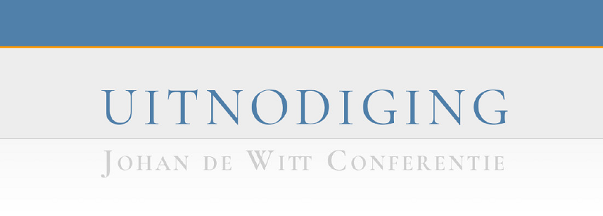 Johan de Witt Conferentie banner