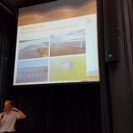 The presentation of Roeland Valckenborg (SolarBeat and Seac - © www.kivi.nl/el