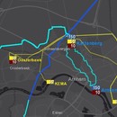 Uitval gebied rond Arnhem op 19 februari 2018