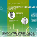 Logo ElaadNL Webtalk #48 Smart Charging en V2X veroveren Europa