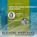 ElaadNL: Webtalk #52 Effecten groei elektrisch vervoer op stroomnet