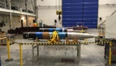 Het deel van de Rexus-raket waarin het experiment van PR3 Space gemonteerd is. Foto: PR3 Space 